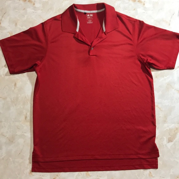 Adidas Climalite Short Sleeve Polo Shirt - Picture 1 of 8